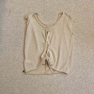 Roxy tie in the back sweater